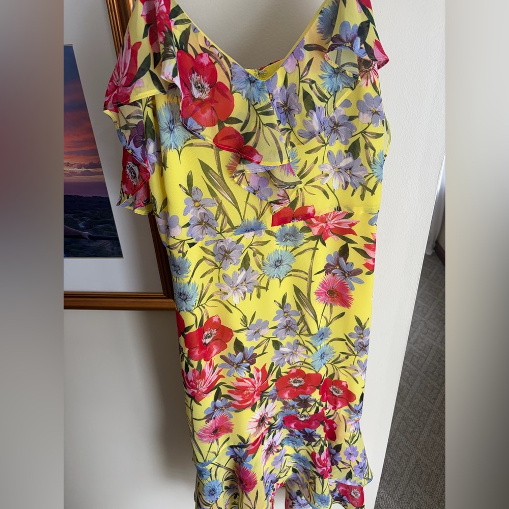 Floral Yellow Dress